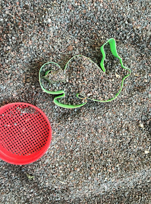 Spielplatz Sieb Sand