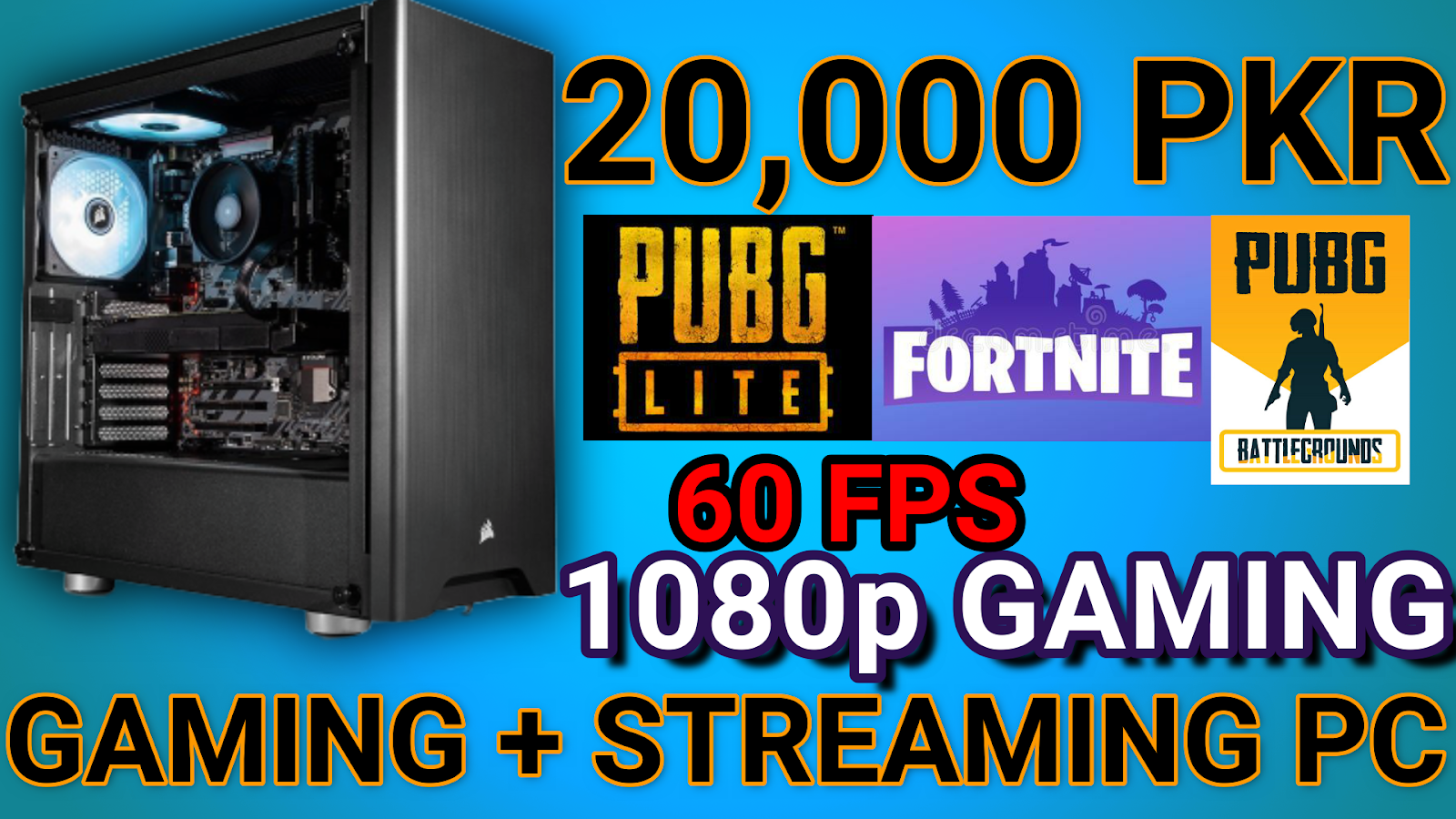 Wooden Best Gaming Pc Build Under 35K for Streaming