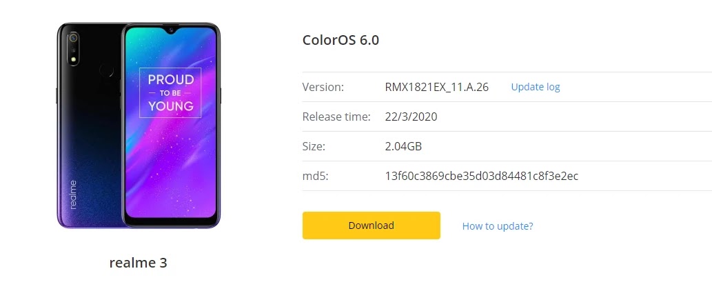 Realme 3 March 2020 Security Patch Update Adds  WiFi Calling  (VoWiFi) Feature & Much More [RMX1821EX_11.A.26] - Realme Updates