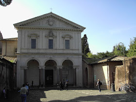 Basilica alle catacombe di San Sebastiano.