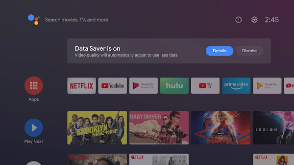 Android TV Data Saver pode agora ser instalada em mais países