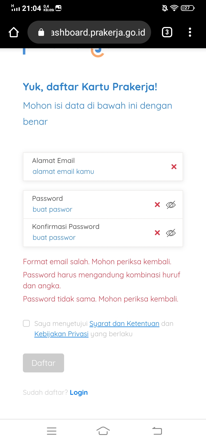 39+ Cara Daftar Kartu Prakerja Tanpa Email Pictures ...