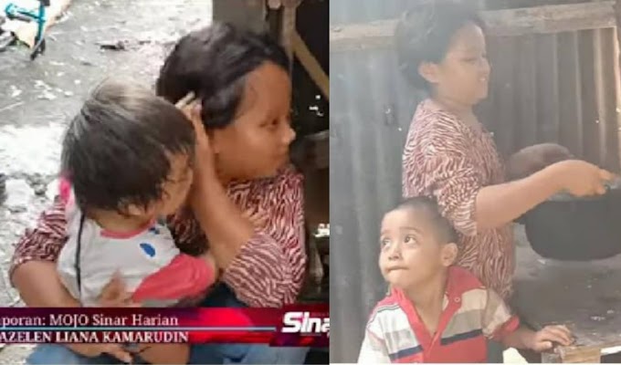 (Video) - Kisah penuh budak 11 tahun terpaksa jaga 5 adik-beradik yang lain, Mak ayah ditangkap polis