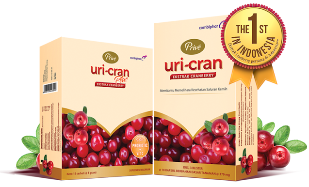 prive uricran dari ekstrak cranberry untuk mengatasi anyang-anyangan