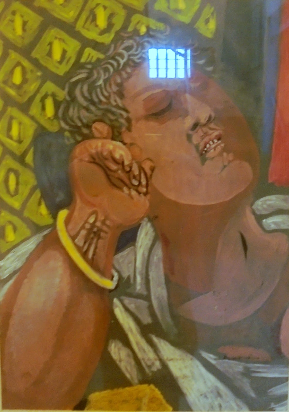 το έργο Αναπαυόμενος Άνδρας του Χατζηκυριάκου - Γκίκα Νικόλαου στη Πινακοθήκη Ευάγγελος Αβέρωφ του Μετσόβου