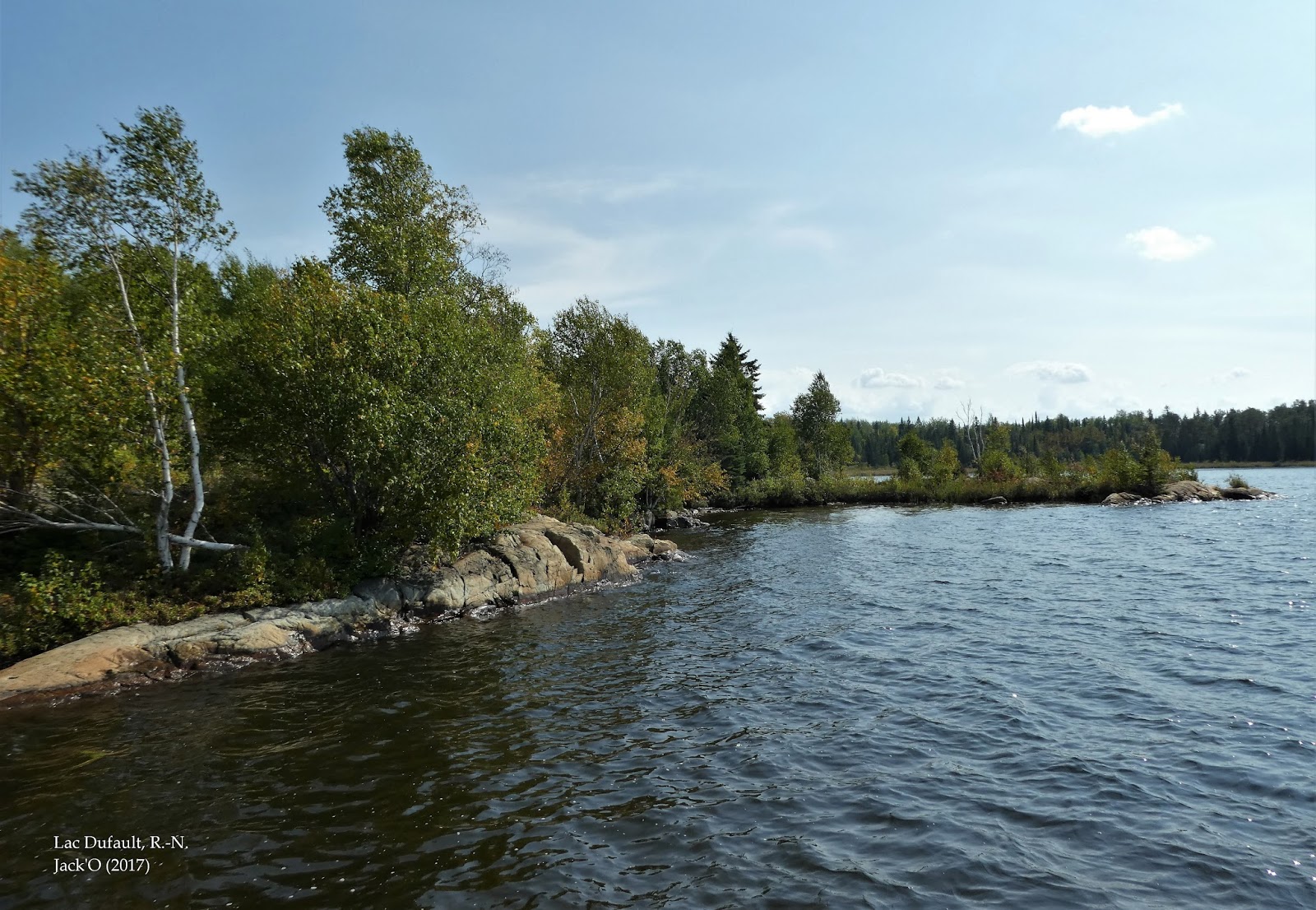 L'OEIL AU VERT LAC DUFAULT, ROUYNNORANDA. 17 Sept. 2017