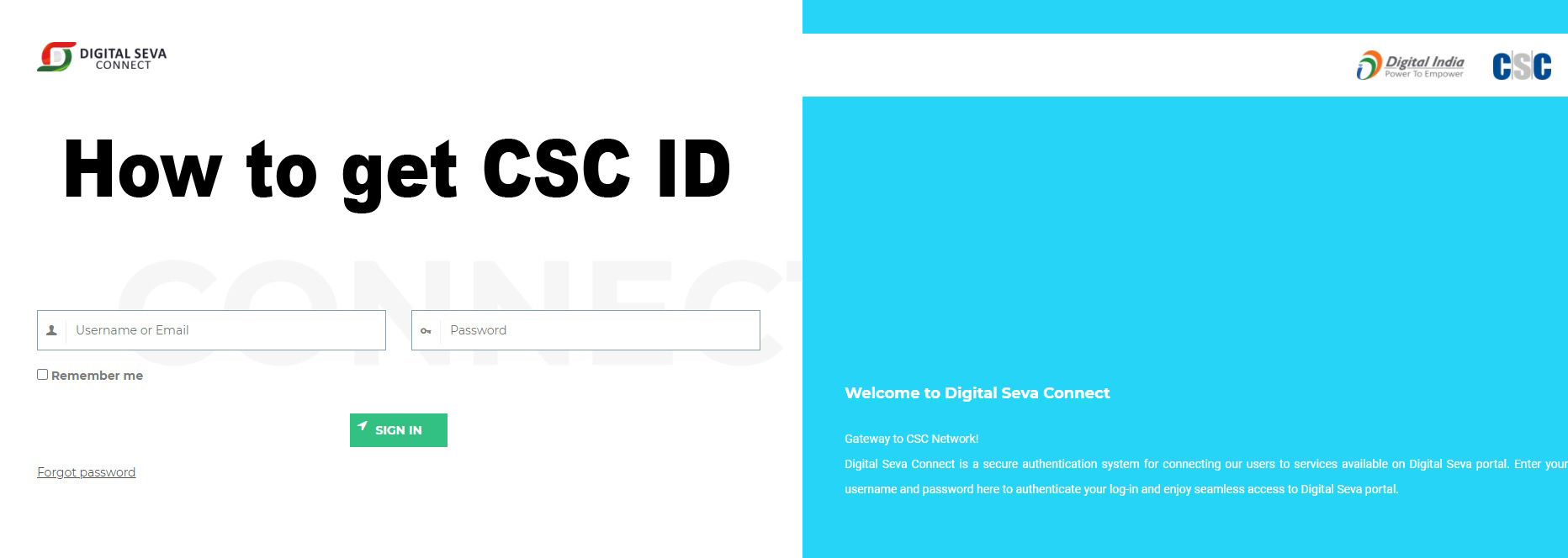 how to get csc id and password l csc center kaise khole 2020