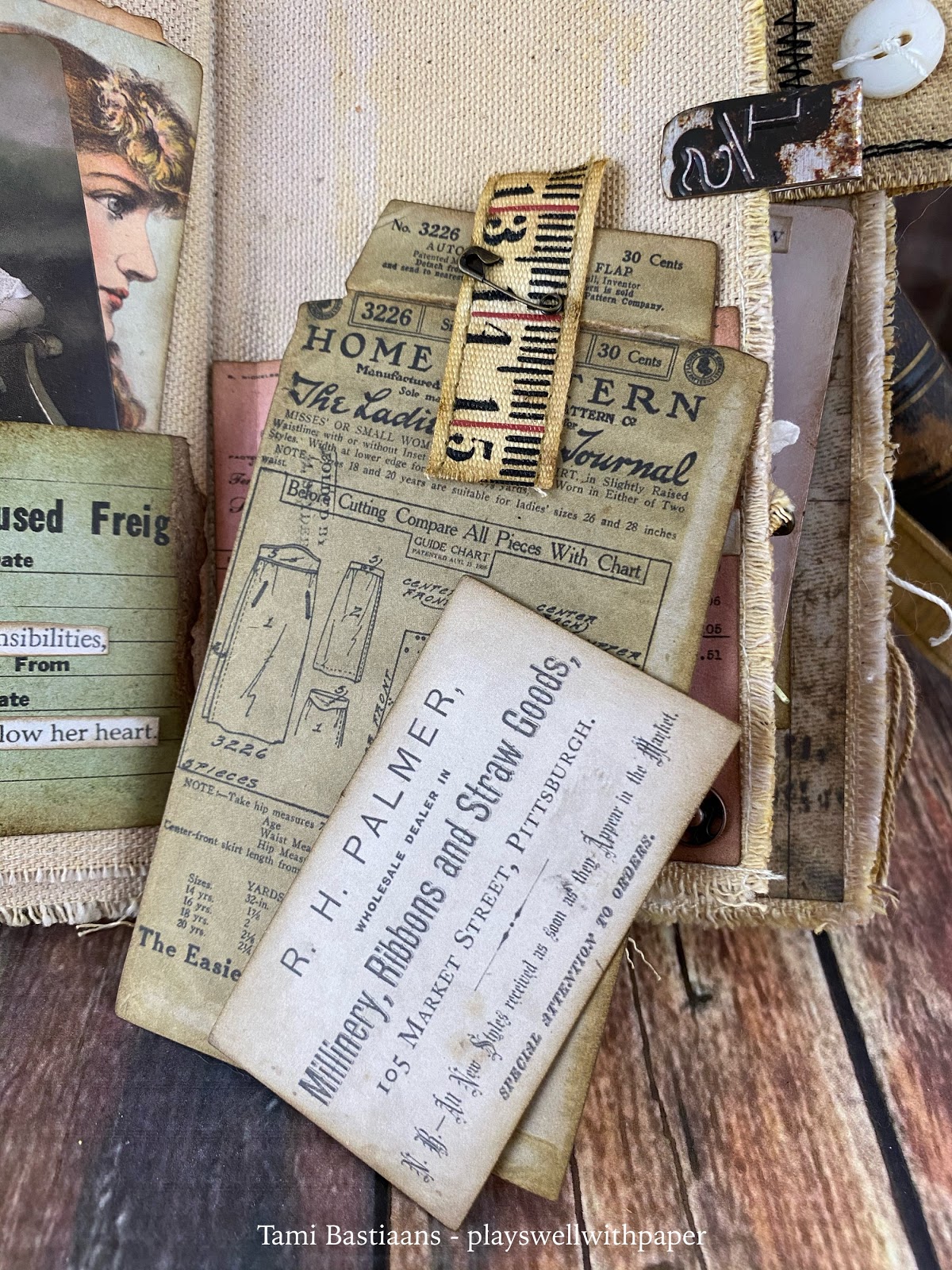 Plays Well With Paper: Idea-ology No SEW Fabric Journal