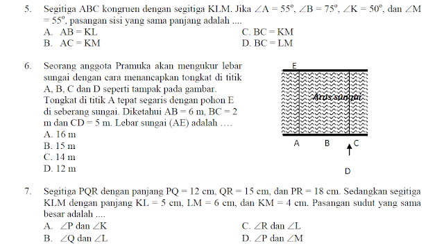 Latihan Kesebangunan - MATEMATIKA