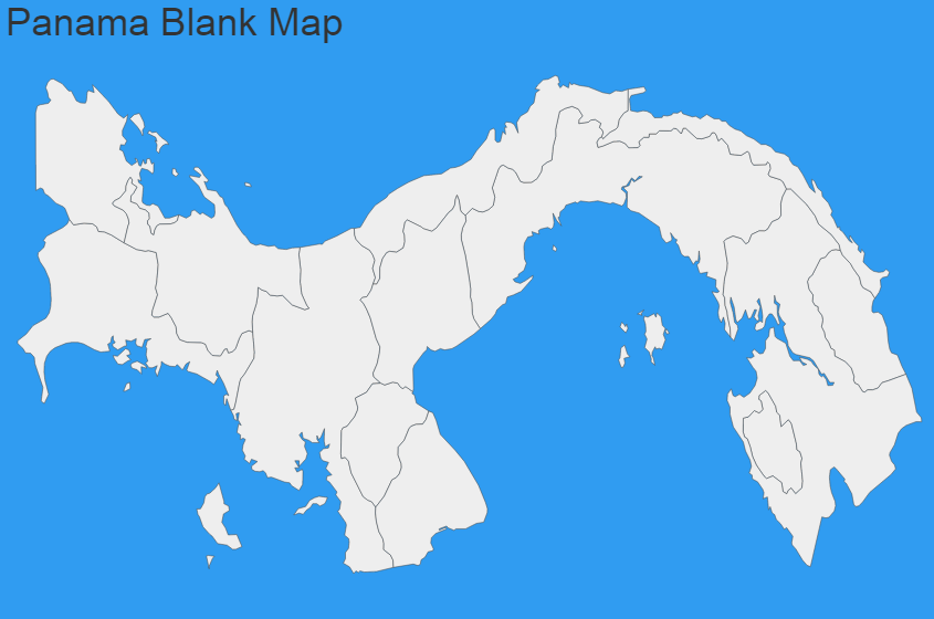 Панама на карте