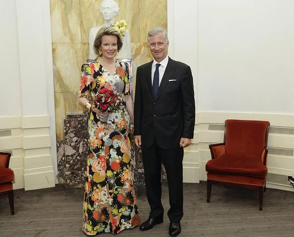 Queen Mathilde and King Philippe of Belgium attended the first session of the finals of the Queen Elisabeth Cello Competition 2017