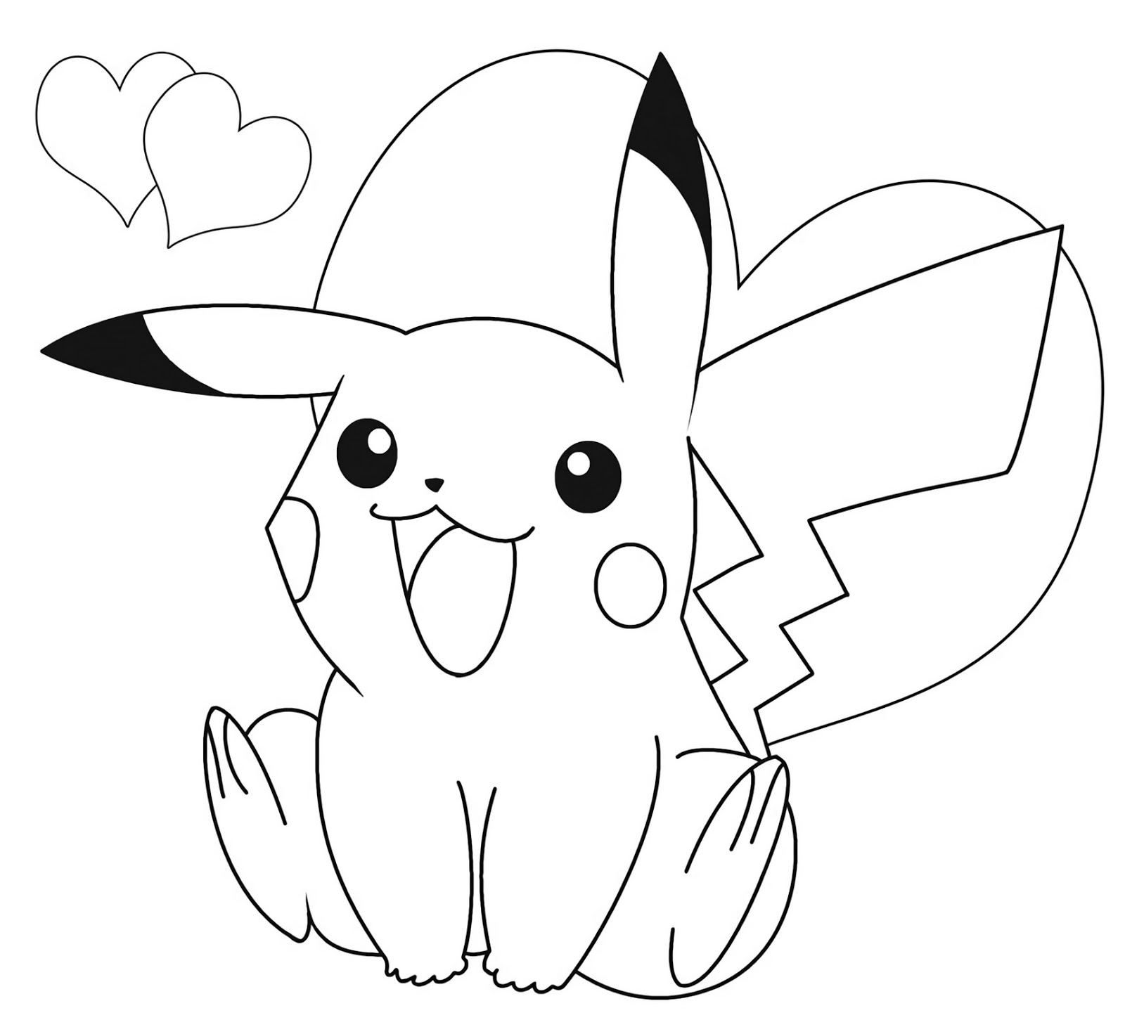 Pokemon Pikachu Coloring Pages Printable Free Pokemon Coloring Pages