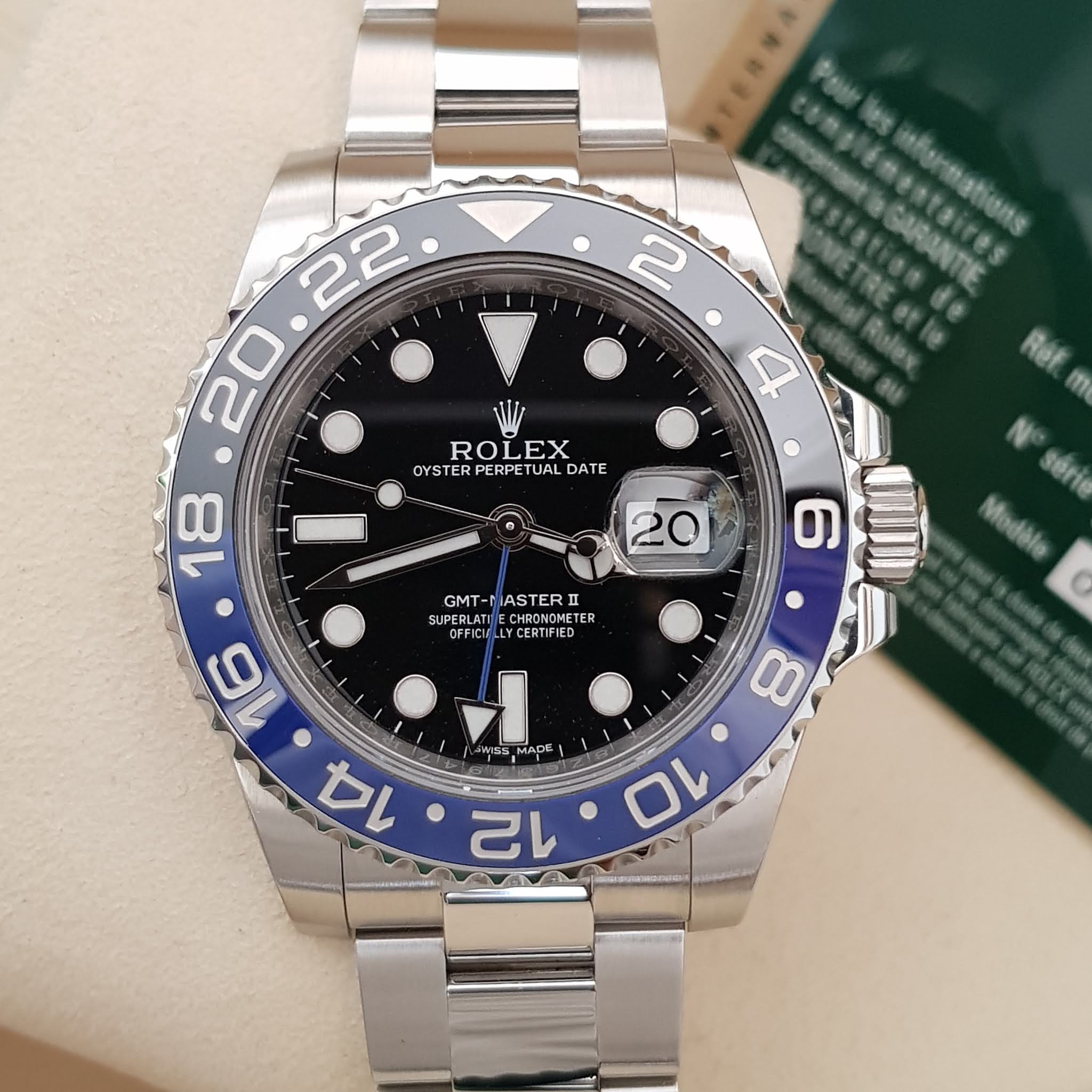harga rolex oyster perpetual date gmt master ii