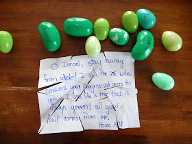 bible verse Easter egg hunt