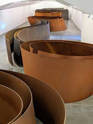 What to see in Bilbao in December: The Matter of Time sculpture by Richard Serra