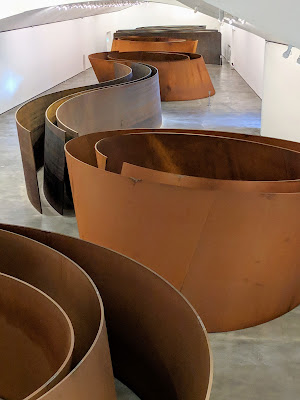 What to see in Bilbao in December: The Matter of Time sculpture by Richard Serra