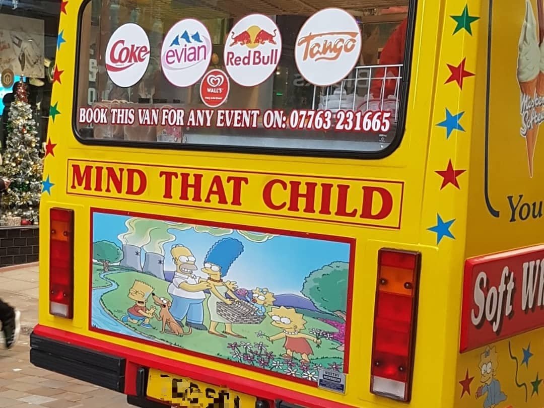 The Ham and Egger Files The Simpsons ice cream van
