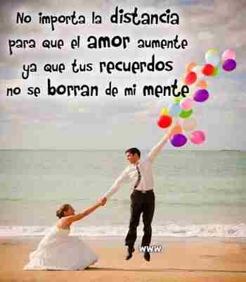 Mensajes de amor a distancia ( Frases )