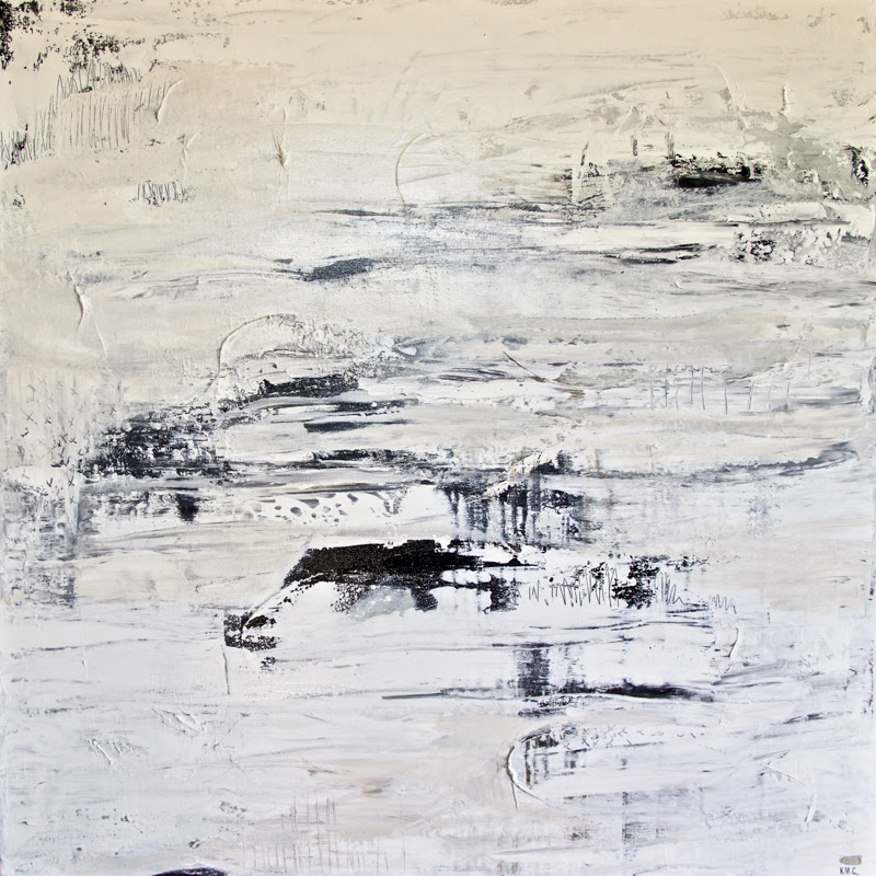 Calm a series of Abstract Paintings by Karin Cutler from Sydney.