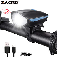 Ultra Bright Bicycle Flashlight Horn Bell