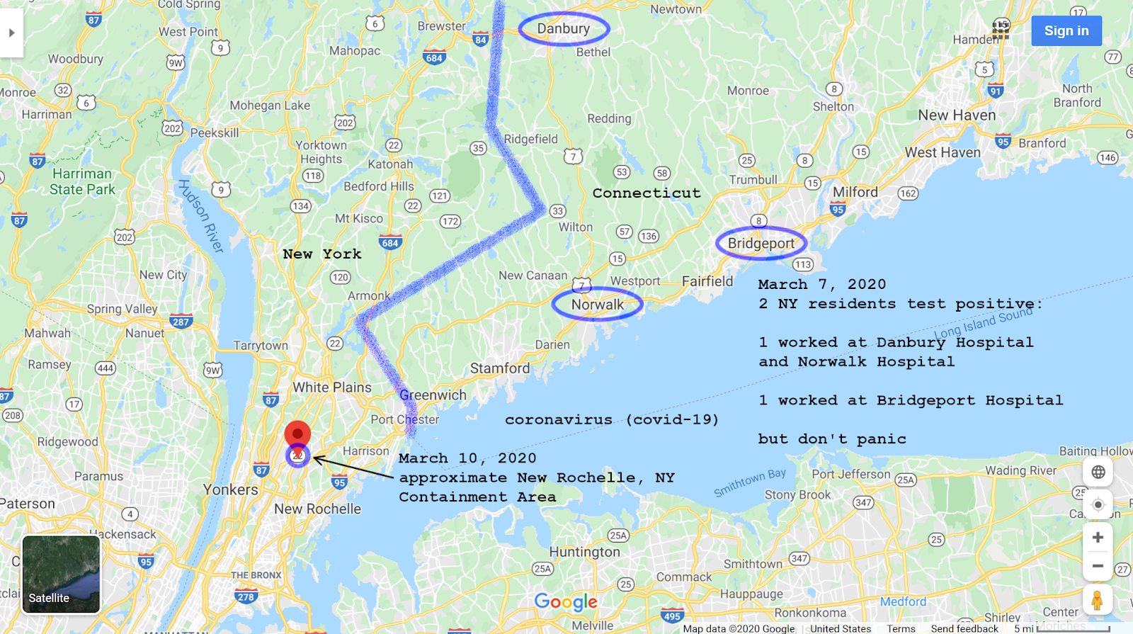 Anne's Creative Cornucopia New Rochelle, New York Containment Area