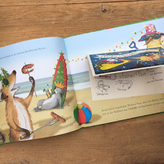 "Weihnachtspost vom Erdmännchen" von Emily Gravett, Sauerländer Verlag, Buchvorstellung auf Kinderbuchblog Familienbücherei