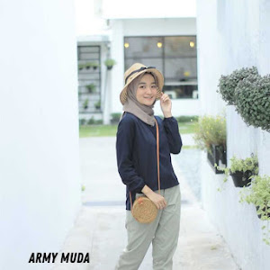 Celana Panjang Erin Chino Pants Army Muda