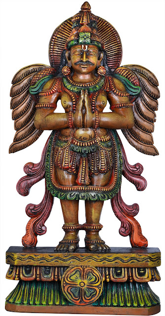 Haloed Namaskaram Garuda