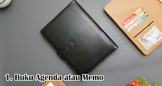 Buku Agenda atau Memo merupakan jenis souvenir untuk dijadikan isi seminar kit