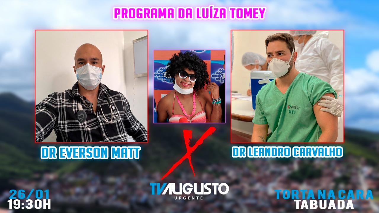 Nesta terça (26) tem Dr Everson Matt X Dr Leandro Oliveira no Programa