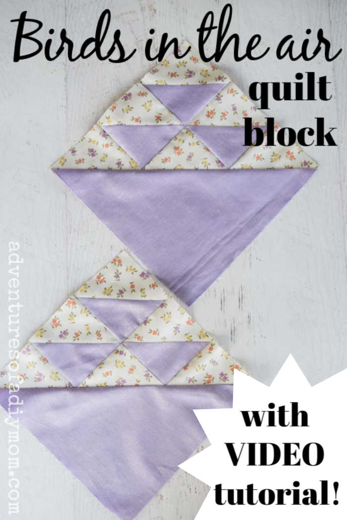 Birds in the Air Quilt Block Adventures of a DIY Mom