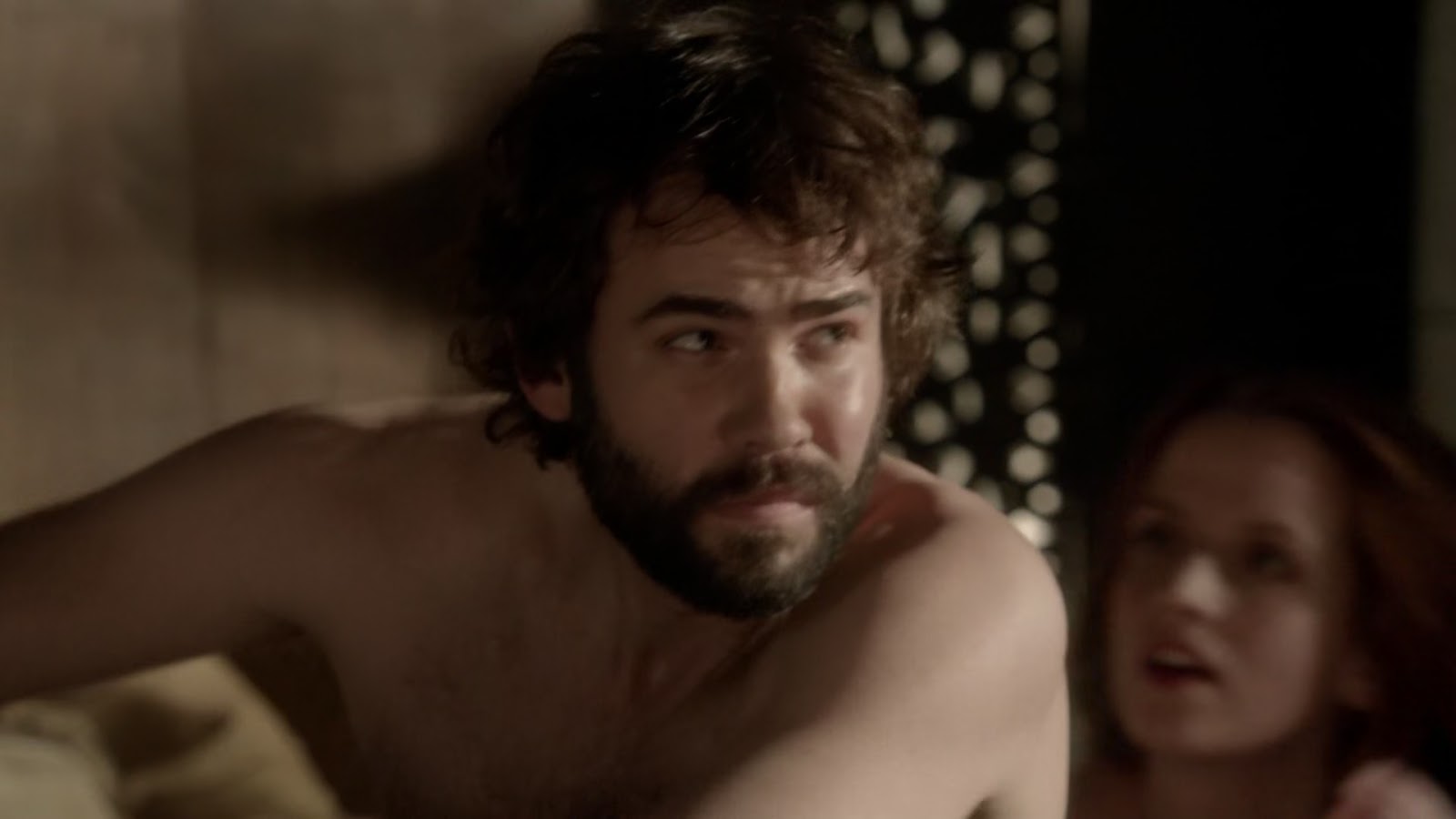 ausCAPS: Rossif Sutherland shirtless in Reign 1-13 "The Consummation"