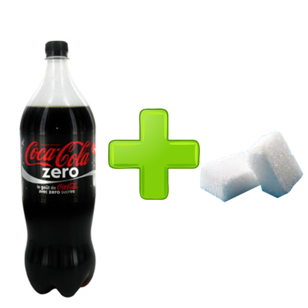 Ich bin ein BIDOUILLEUR ! COCA COLA ZÉRO + SUCRE