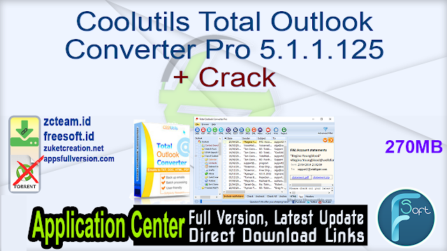 Coolutils Total Outlook Converter Pro 5.1.1.125 + Crack_ ZcTeam.id