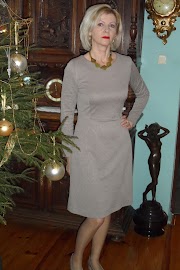 Żakardowa sukienka na zakończenie roku :)