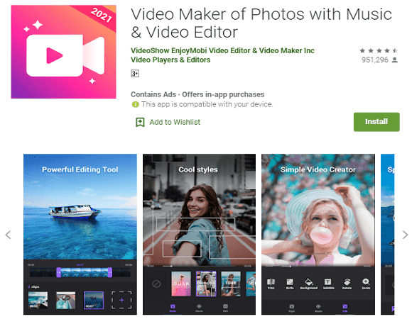 Video Makers of Photos