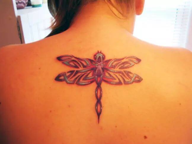Traditional Dragonfly Tattoo Color - wide 2