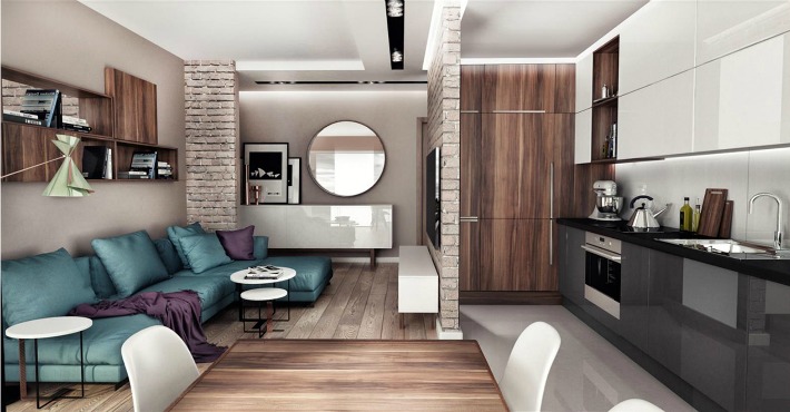 Proyecto para un apartamento de 35M2