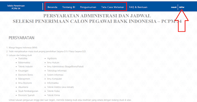 Cara registrasi di Bank Indonesia jalur pcpm