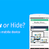 How to hide or display widgets on a mobile device