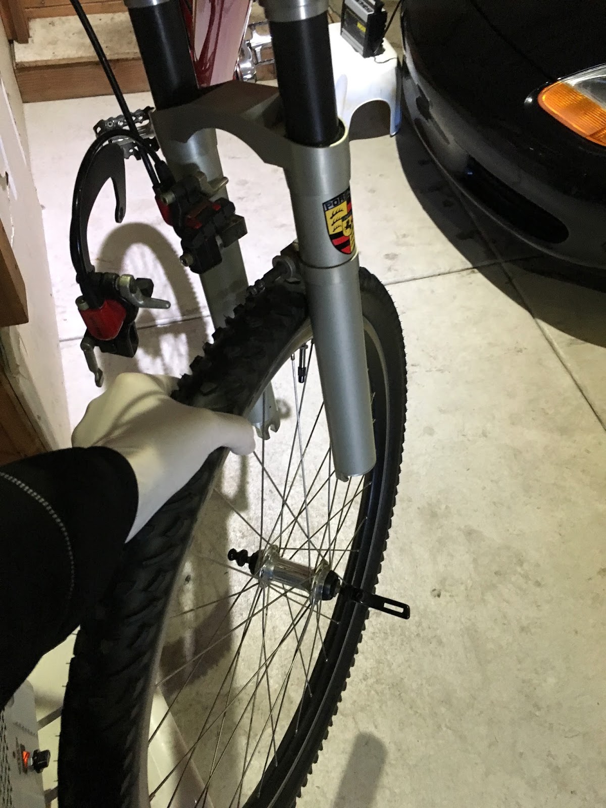 Porsche Bike Adventure 1996 Porsche Bike S suspension fork rebuild, part 1