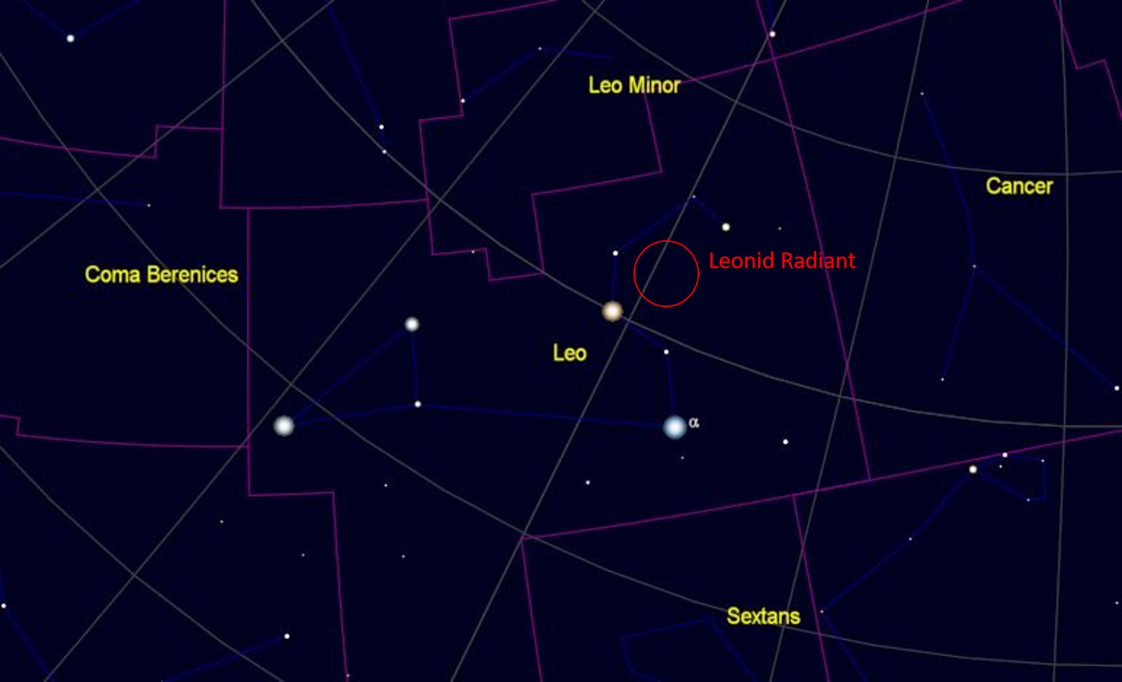 The Leonid Meteor Shower Northern Astronomy