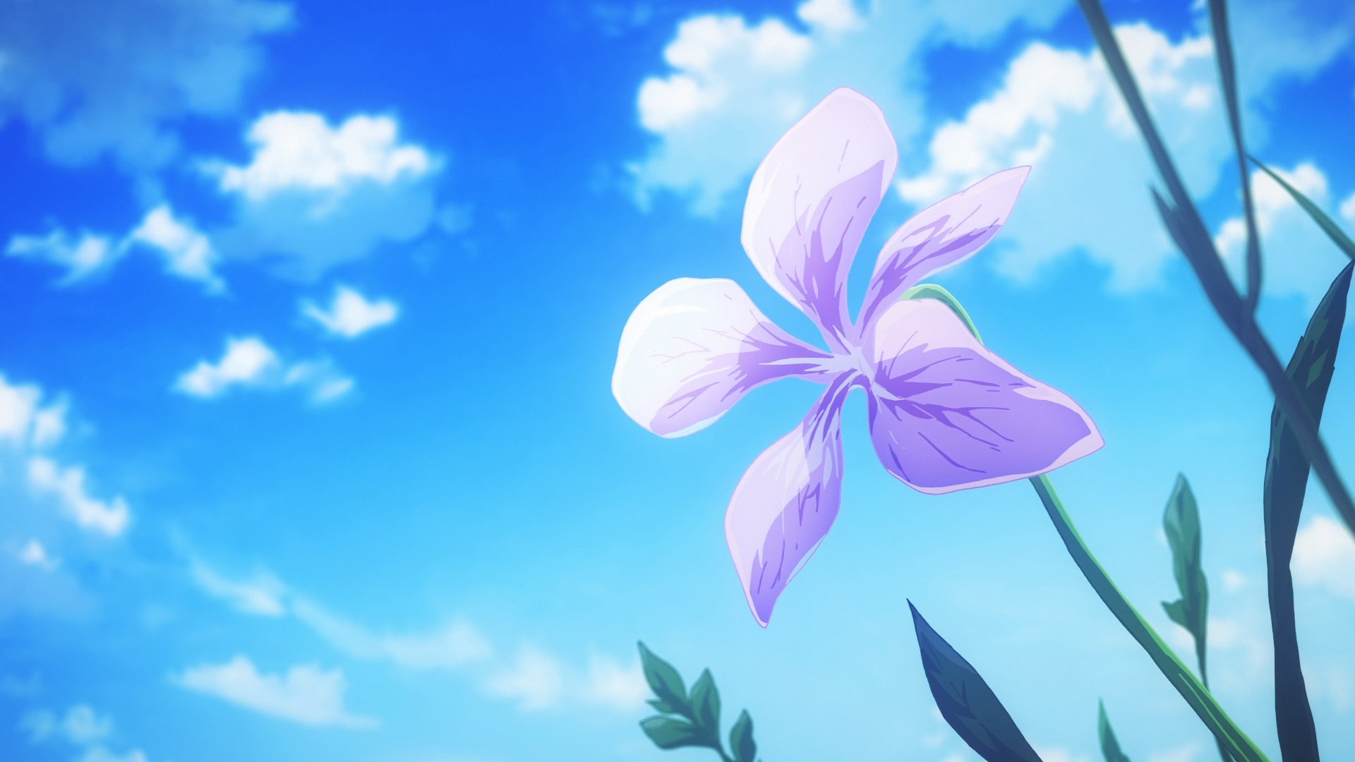 Anime Landscape: Anime beautiful flower landscape