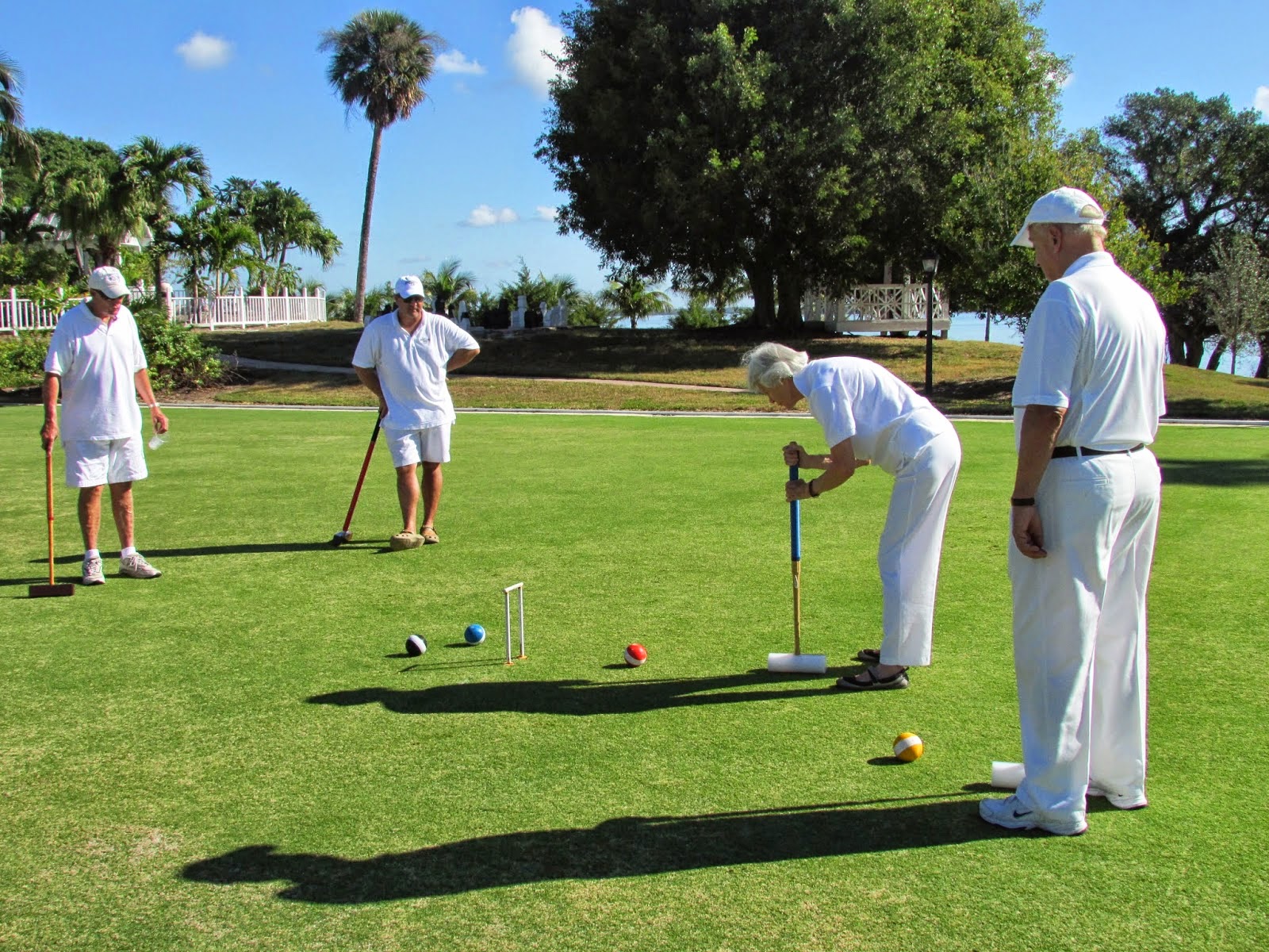 Useppa People Lifestyles! Croquet on Useppa Island Play On!