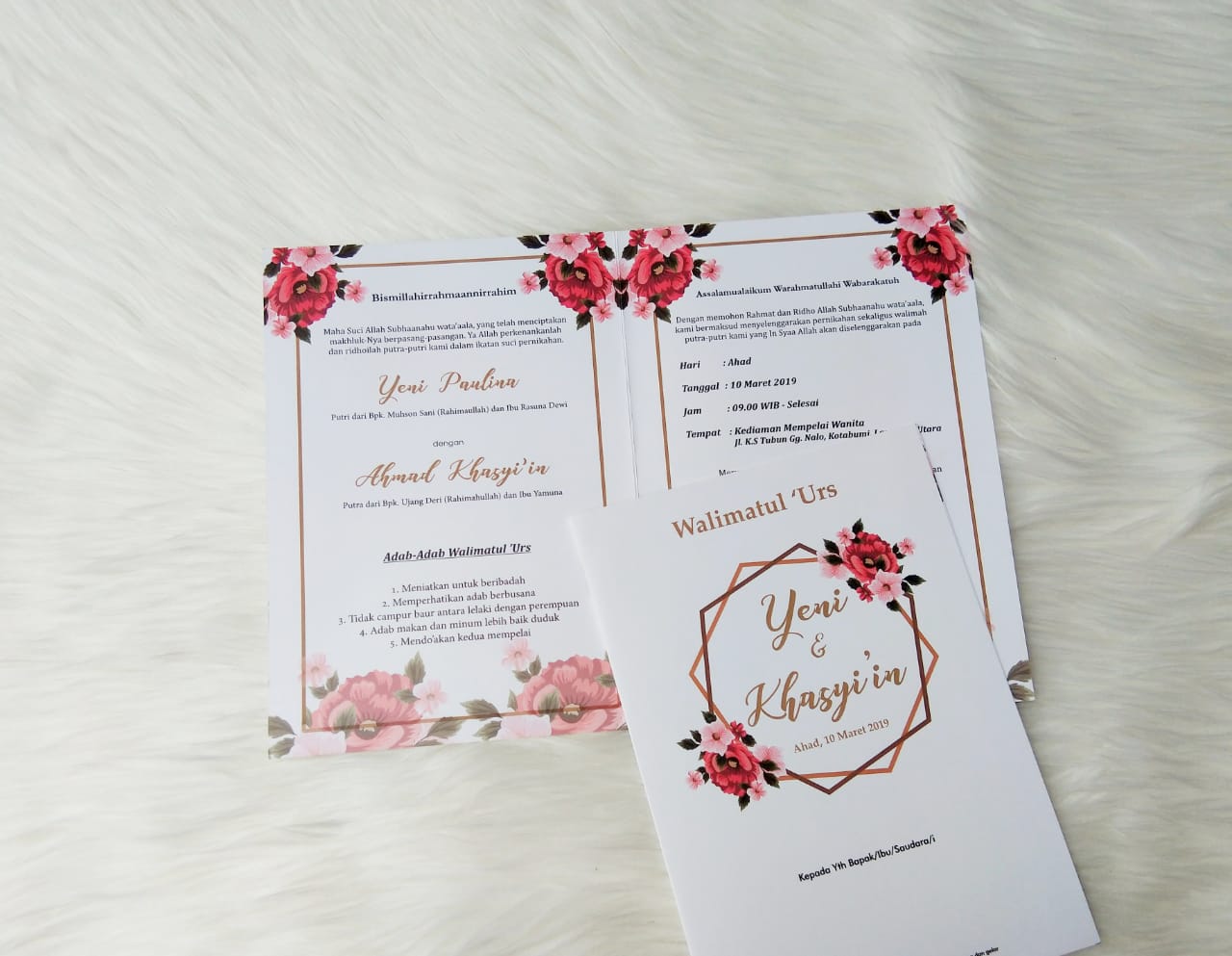 Undangan Softcover CETAKCETIK Percetakan Lampung