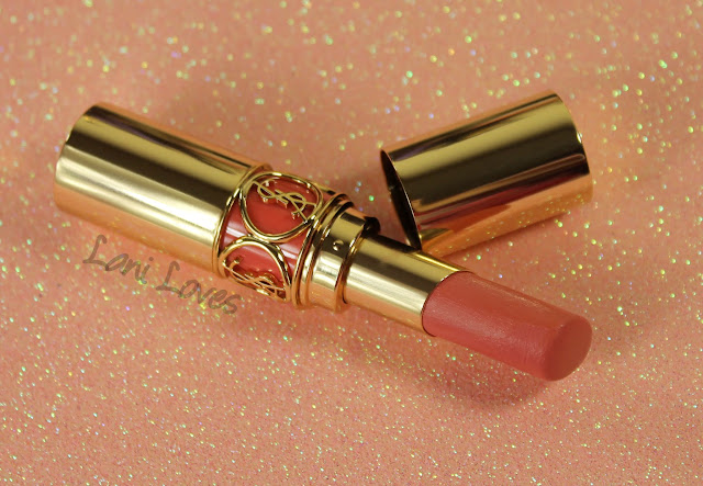 YSL Rouge Volupte Lipstick - Peach Passion Swatches & Review