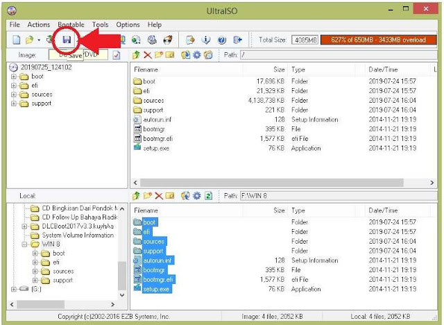 membuat file iso dengan ultra iso cara instal windows dengan flashdisk
