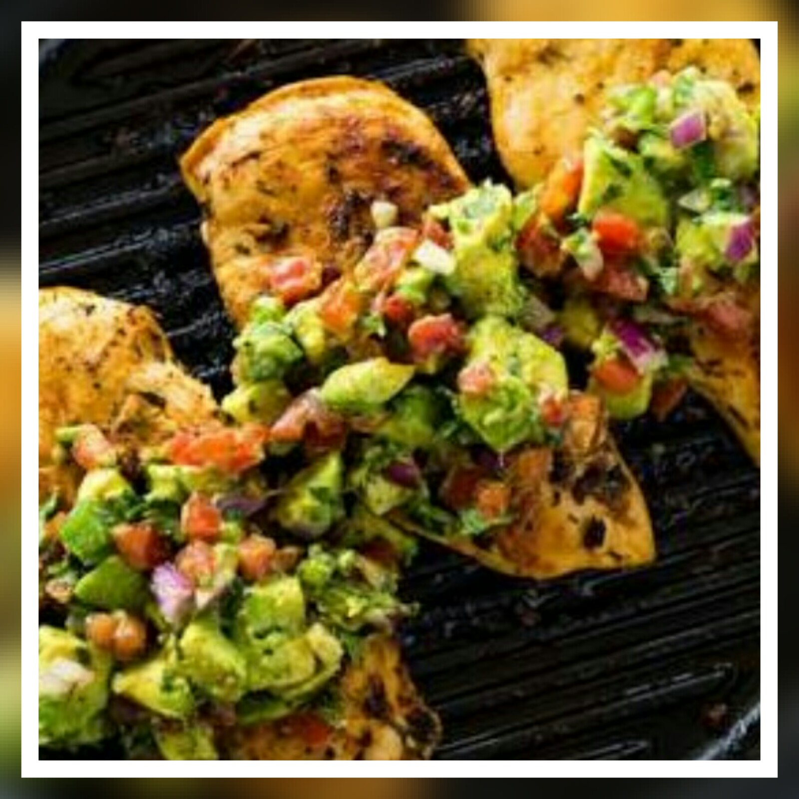 Juiciest Grilled Chicken Breast Topped With Avocado Salsa Chicken Breast Recipes