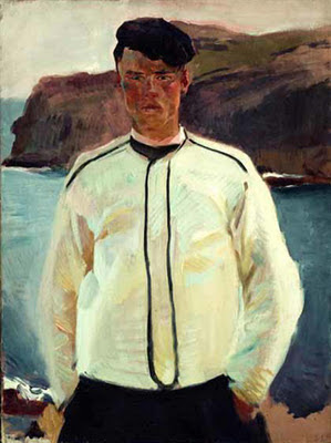 Marinero de Lequeitio, Joaquín Sorolla Bastida, Retratos de Joaquín Sorolla, Joaquín Sorolla y Bastida, Joaquín Sorolla, Pintor español, Retratista español, Pintores Valencianos