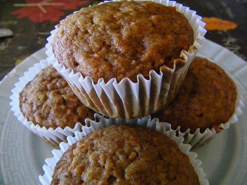 Chef Mommy Carrot Applesauce Muffins